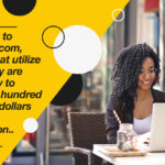 realtor working on from her latoptop.